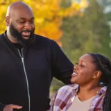 A happy Afro-American couple